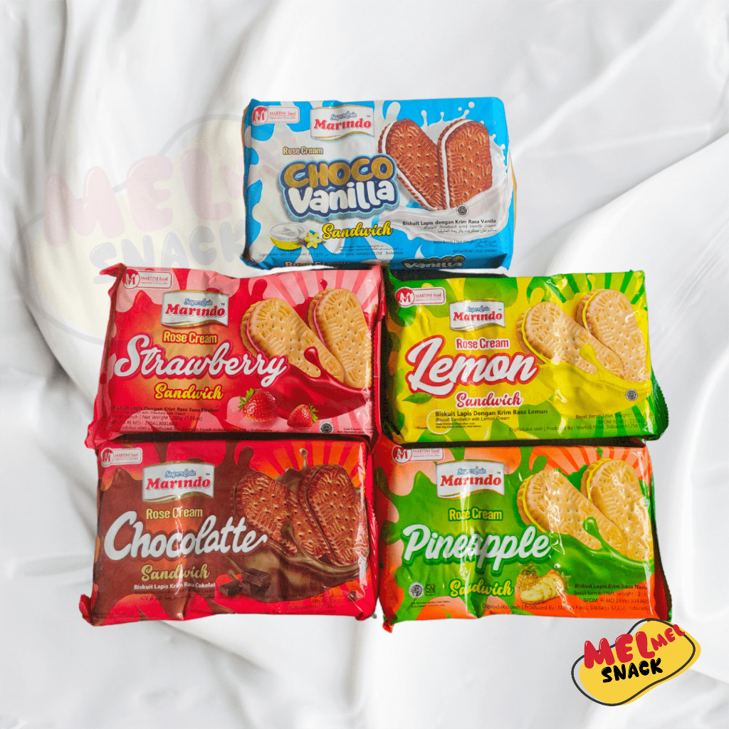 

Rose Cream Biskuit Marindo Aneka Rasa PUSAT GROSIR JAJAN