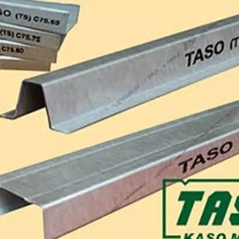 TE67H Rangka Baja ringan Taso C 75 x 75 75x75 75x65 75 x 65 canal