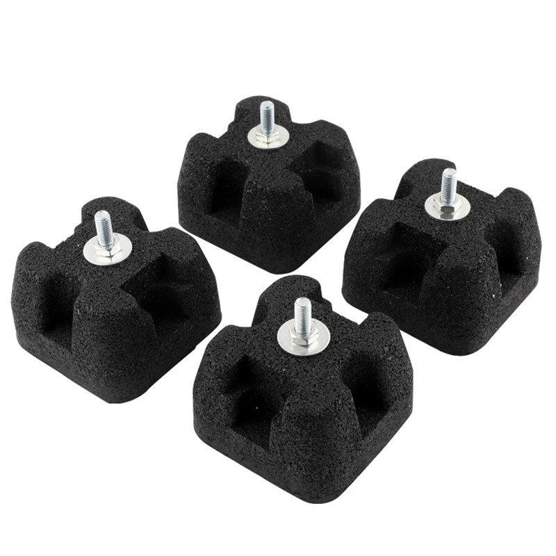 

4PCS Rubber Noise prevention base Air conditioner cushion outside rubber support bear 200kg