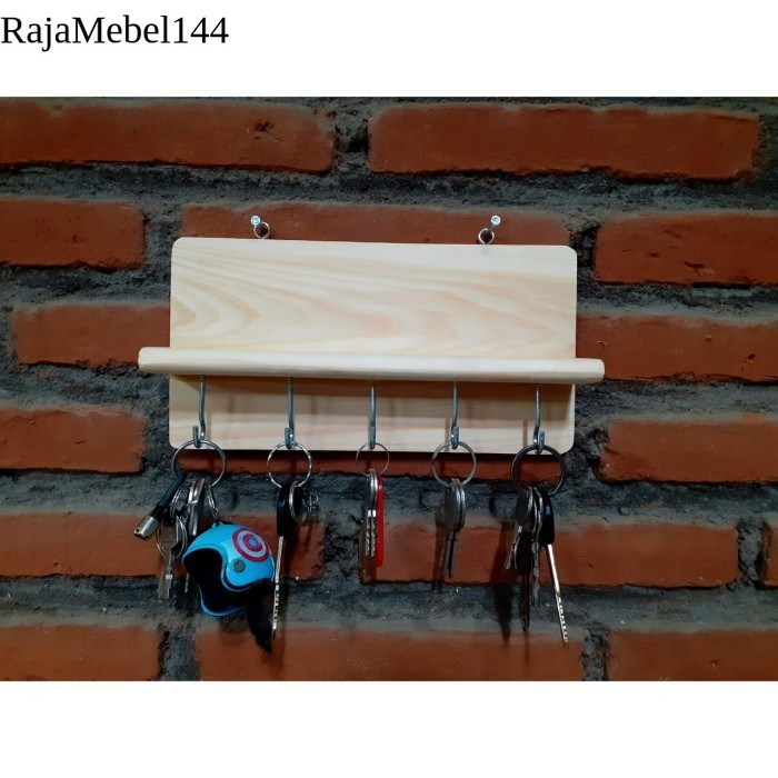 

Tempat Gantungan Kunci 23x12cm / Rak kayu Serbaguna / Key Holder gratis ongkir