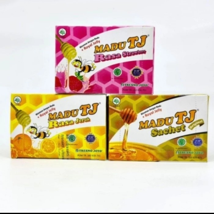 

g Madu Tj Sachet Original (Isi 12) 20g - Original - Jeruk - Strawberry