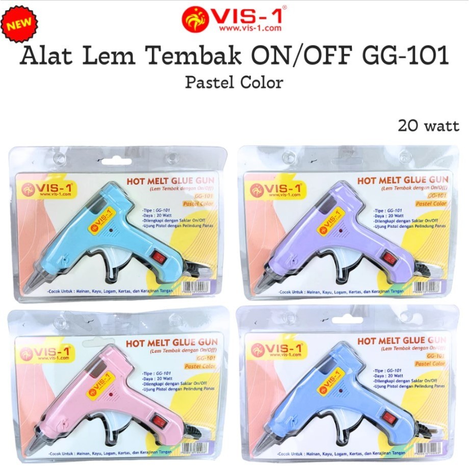 

Alat Lem Tembak Kecil Pastel 20 Watt VIS-1