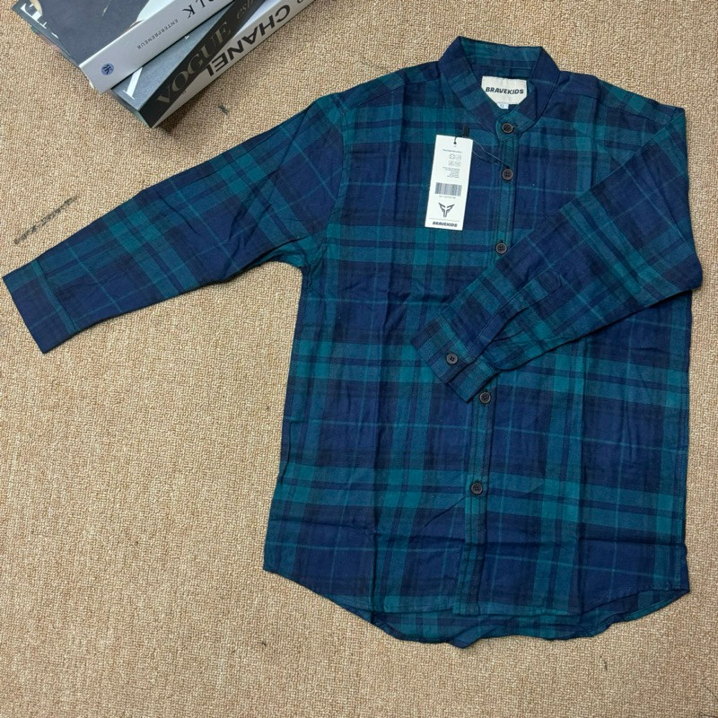 BRAVEKIDS KEMEJA FANEL ANAK ANAK ORIGINAL DISTRO PREMIUM