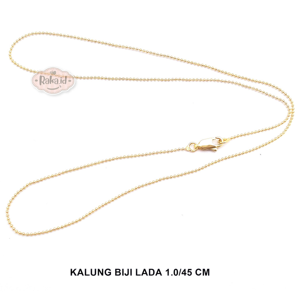 Rantai Kalung Wanita Rantai Kalung Dewasa Model Biji Lada Kecil 1291