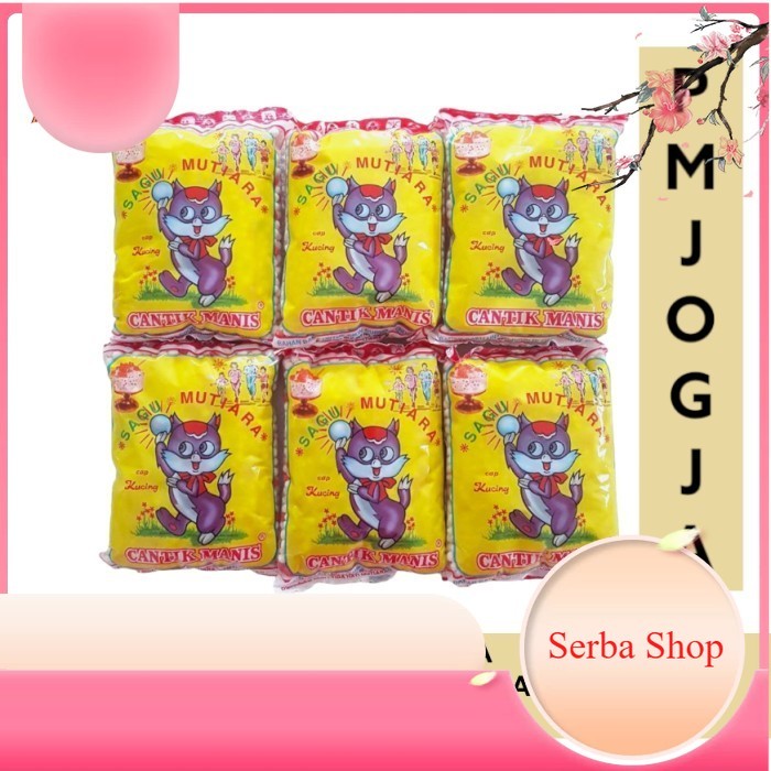

Sagu Mutiara Cap Kucing Cantik Manis 70 Gram