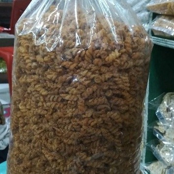 

Snack Kedhaton MAKARONI SPIRAL MACARONI SPIRAL RASA PEDES Berat bersih 1 BAL ISI 2 KG - Pedas Cemilan