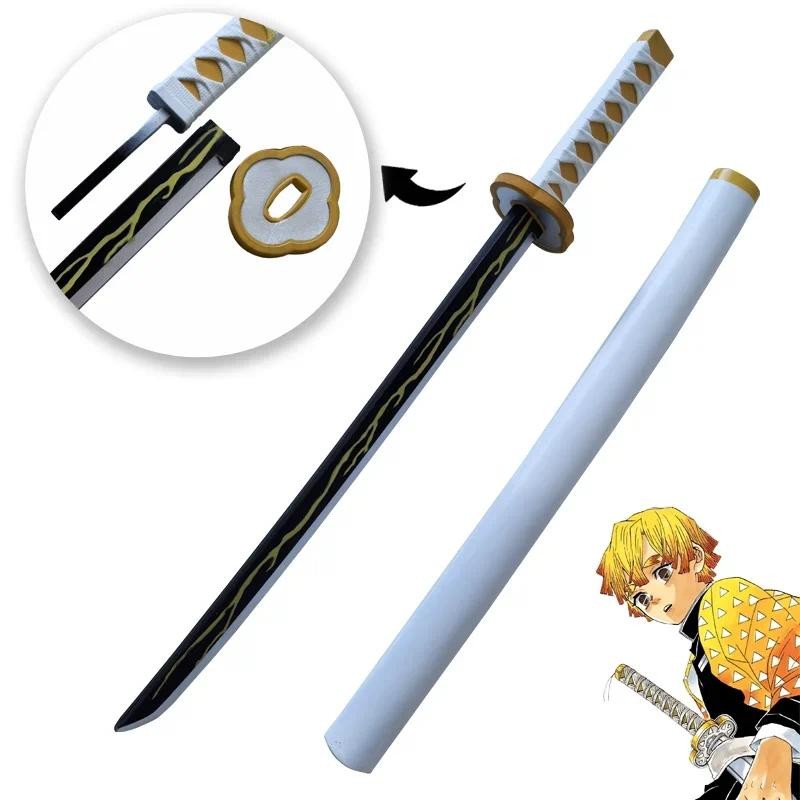 Demon Slayer Original Assembled Anime Sword  Katana Cosplay Weapon Orange Rengoku Kyoujurou Agatsuma