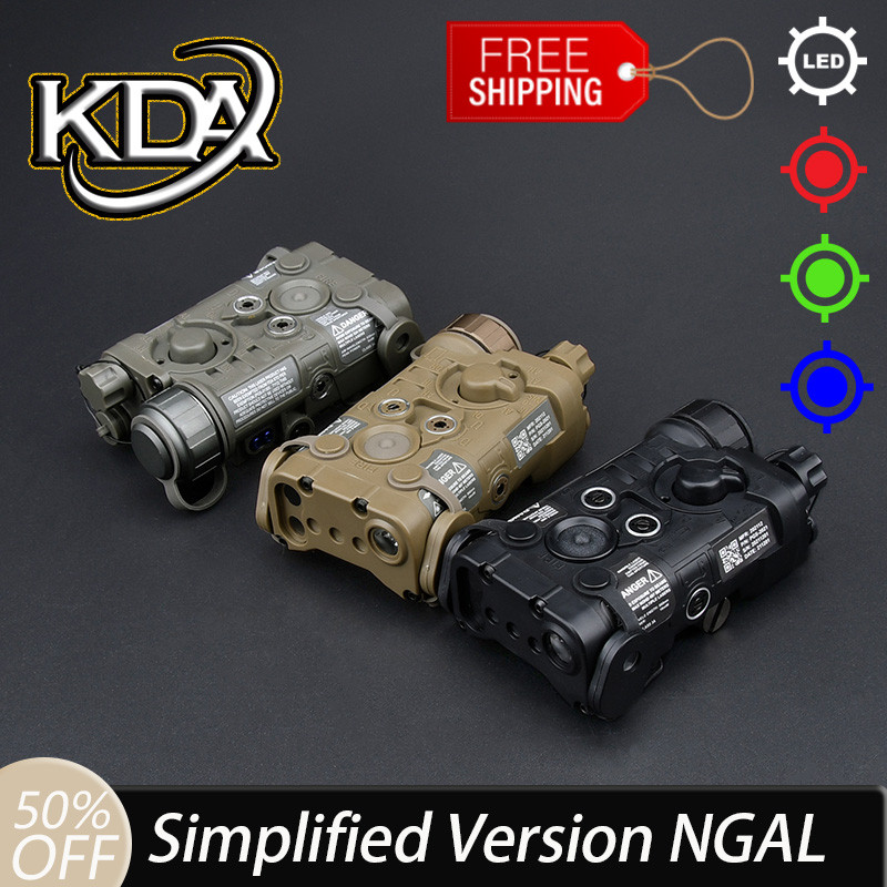 WADSN NGAL Nylon Version Red Dot Green Blue Aiming Indicator LED White Scout Light Hunting Fit 20mm 