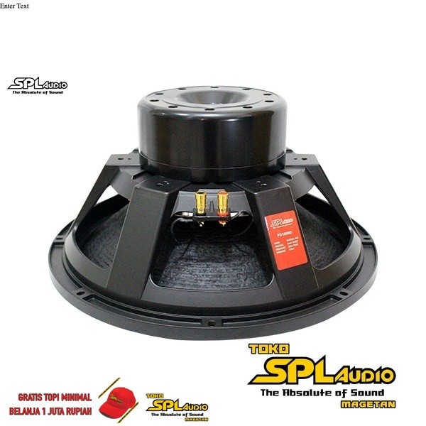 SPL Audio Speaker Neodymium 18 Inch PD186ND