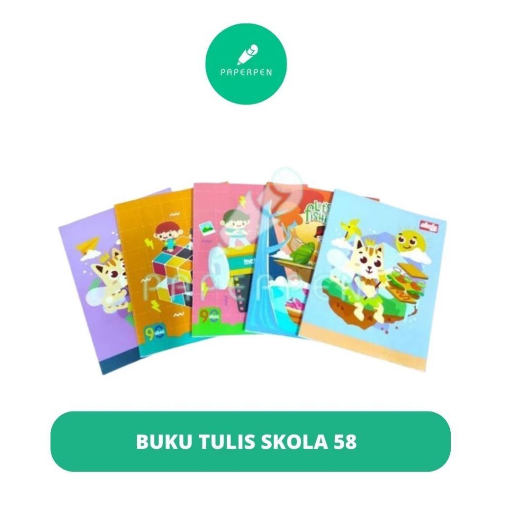 

[S_ATK] (PAK) BUKU TULIS SKOLA 58 LEMBAR