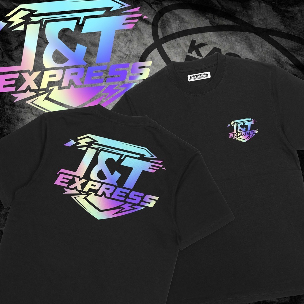 Kaos Kurir Ekspedisi " Jnt Express Reflektif" - Jnt/J&T/Kaos Kurir