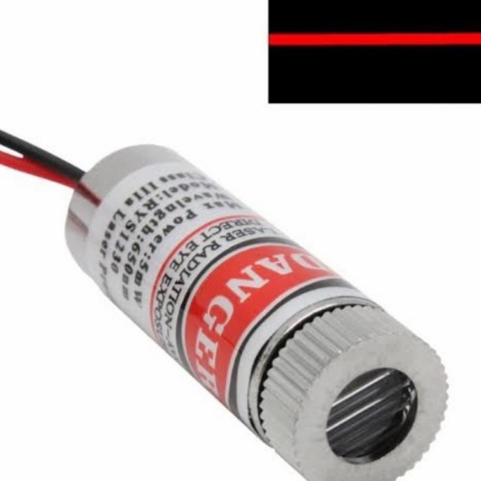 Laser 650nm 5mW Red Line Module dioda Generator Diode high quality -zk