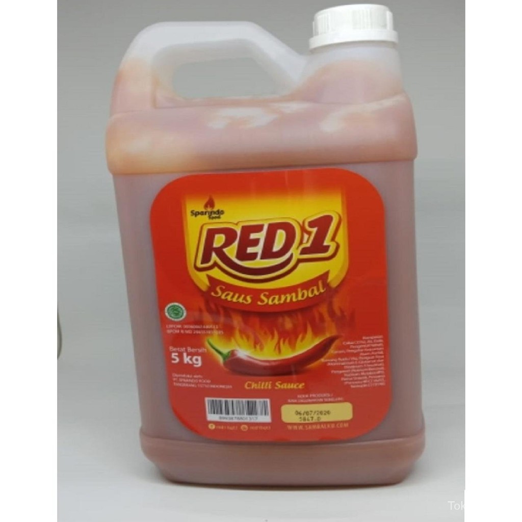 

SAOS SAUS SAMBAL CABE PEDAS RED 1 JERIGEN 5KG