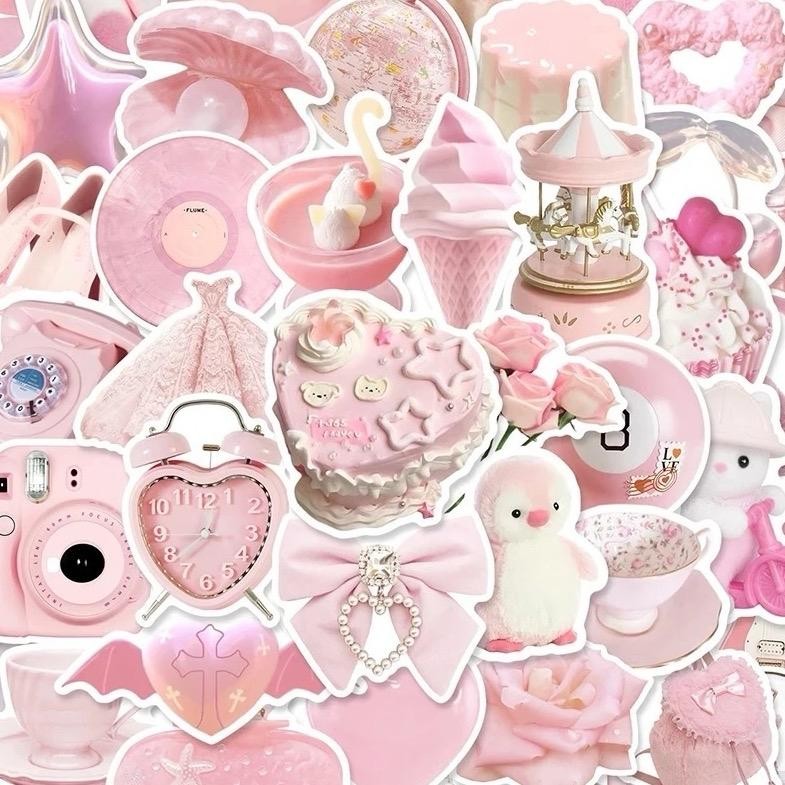 

25pcs Stiker Lucu Pink Girls | Sticker Lucu | Sticker Aesthetic | Sticker Hp | Sticker Tumblr | Sticker Decoratif | Sticker journal | Sticker Anti Air