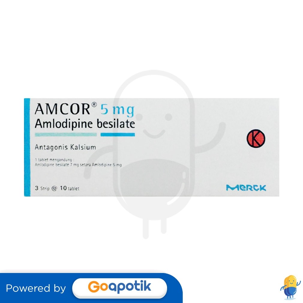 Amcor 5 Mg Box 30 Tablet / Hipertensi