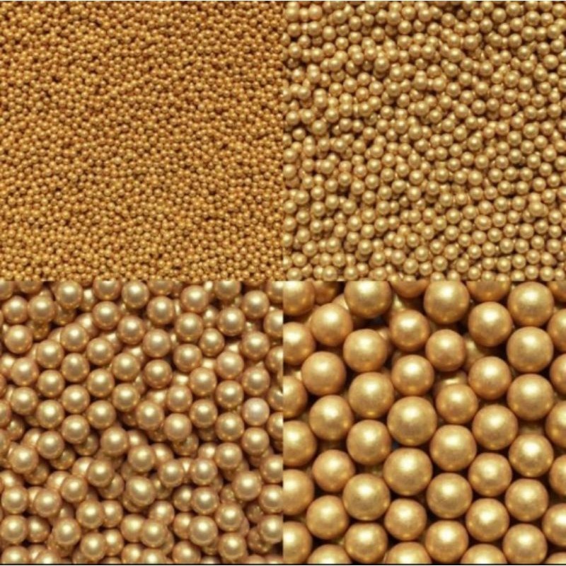 100gr Sprinkle Kue Gold, Trimit Kue Emas, Taburan Kue Edible, Hiasan Kue Sprinkle, Sprinkel, Springk