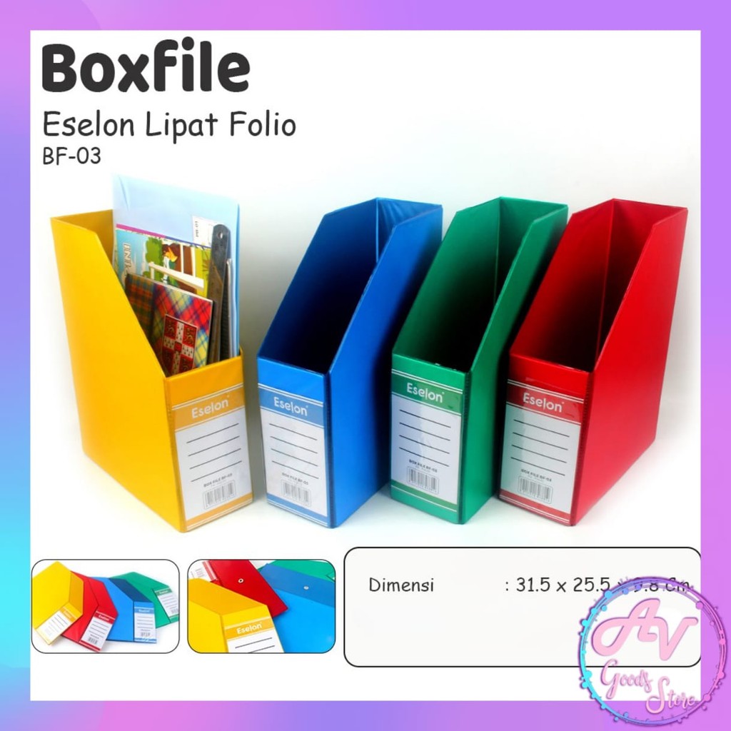 

Box File Lipat Eselon / Tempat File / Kotak Dokumen Surat / Box Organizer