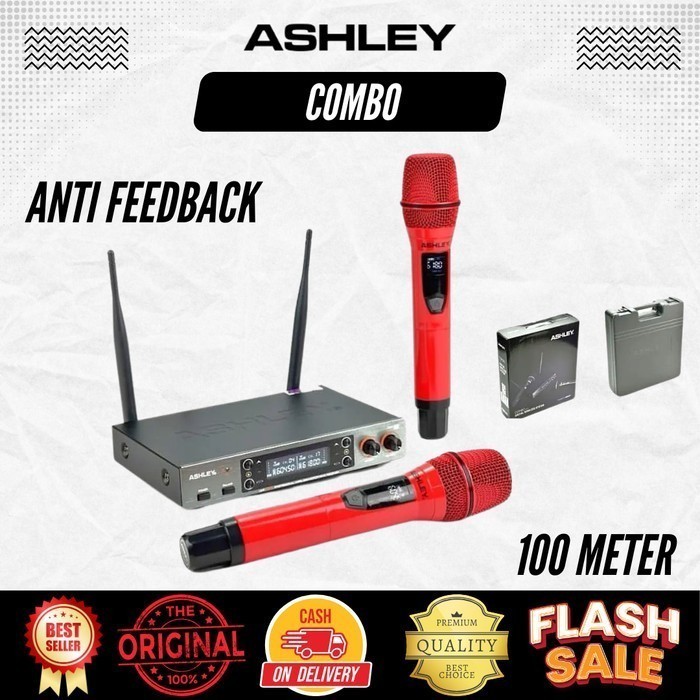 Mic Wireless Ashley Combo Original