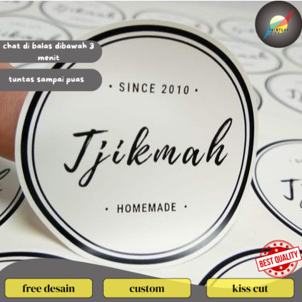 

PrintLab Print & Cut Sticker A3+ Cetak Kiss Cut Stiker Label Vinyl Doff/Glosy Tahan Air