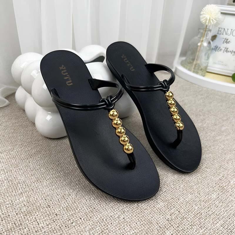 MPH 2025 NEW Sandal Jepit Wanita Karet Jelly Import Kekinian Sandal Terbaru Mutiara Fashion Sandal U