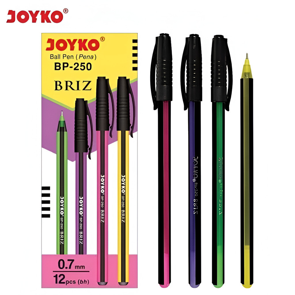 

(1 PCS) Ball Pen Pulpen Pena Joyko BP-250 BRIZ 0.7 mm - Pulpen Joyko Briz BP 250 0.7MM