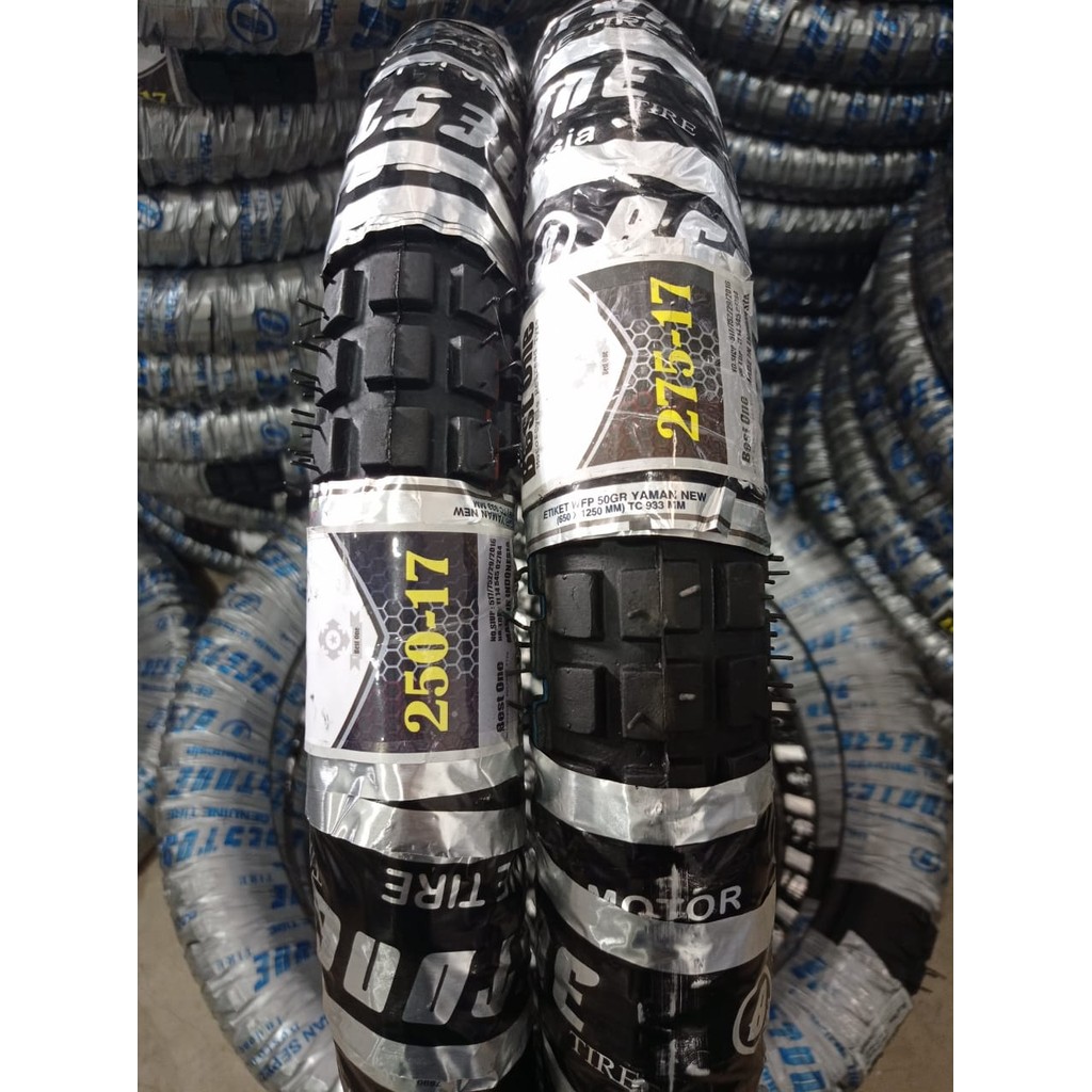 Ban Bebek Ring 17 Semi Trail Ring 17 Berbagai Ukuran Depan, Belakang, Sepasang Ban Motor Supra, Revo