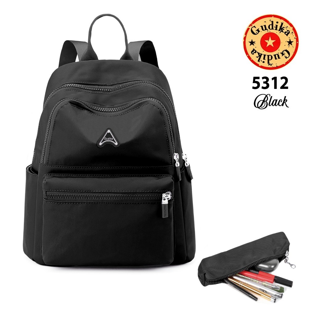 GUDIKA Bags Inara 5312 Original - Tas Ransel Bahan Anti Air Tas Punggung Wanita Tas Backpack Wanita