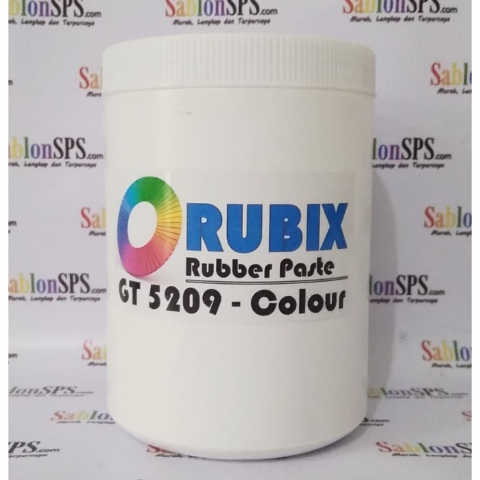 

Terjangkau PROMO Tinta Sablon Rubber Glossy Rubix GT 5209 Colour