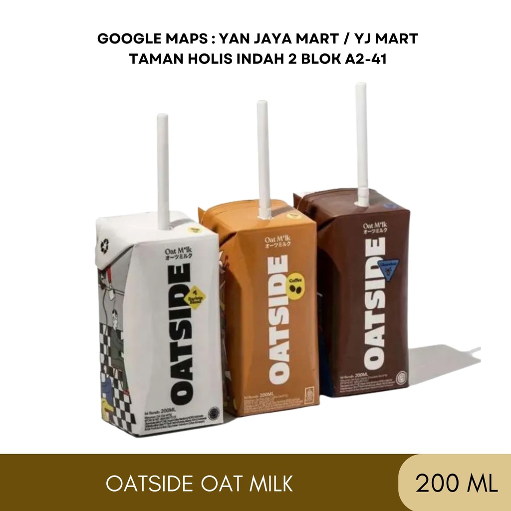 

Oatside / Oat Milk / Milk Chocolate / Coklat / Milk Coffee / Milk Barista Blend 200 ml