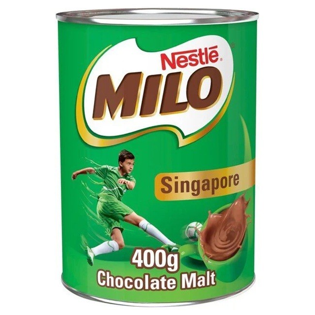 

MILO Instant Chocolate Malt Drink Powder 400gram Tin Kaleng asal Singapore