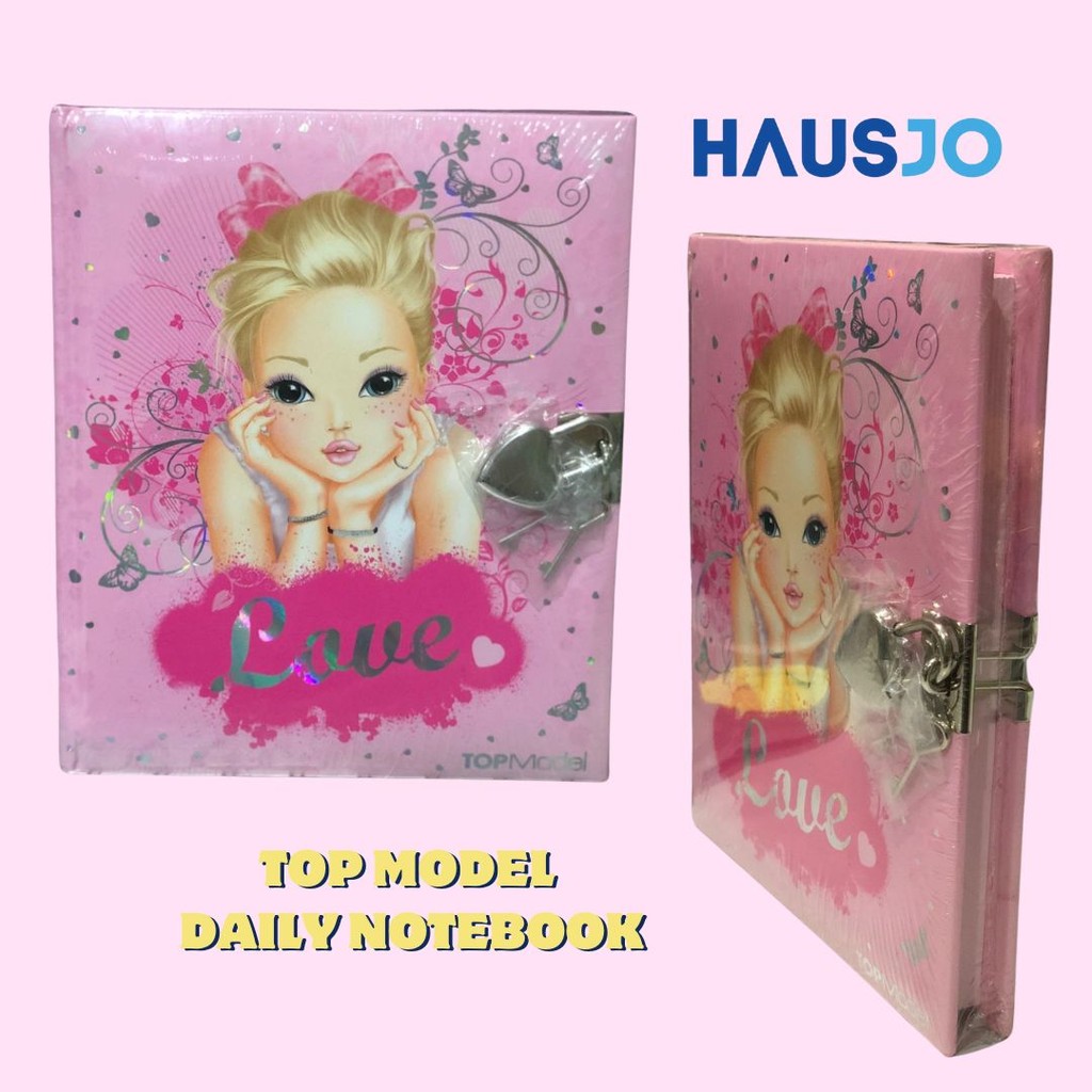 

Top Model Daily Notebook / Buku Dairy Harian Gembok