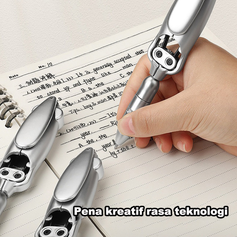 

Pena Ballpoint/Pena Bentuk Cumi/Pena Robot Bentuk Dekompresi Alat Tulis Pena Bounce