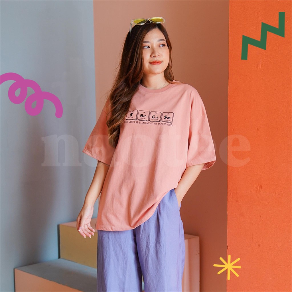 Oversized / Kaos Oversized Wanita - SARCASM - NAOTEE KAOS