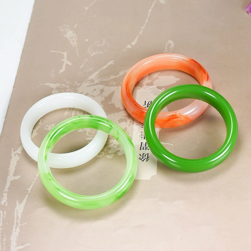 gelang giok natural emerld /gelang giok cina gelang giok batang Gelang Terapi Kesehatan Batu Giok Na