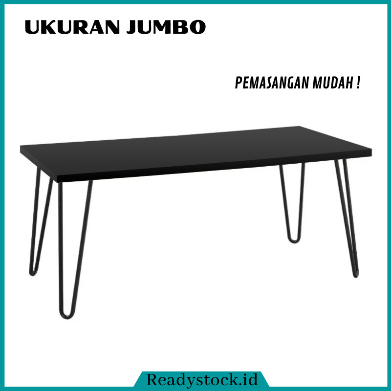 AGUNSUASHOP Readystock.id Meja Tamu Minimalis Meja Kopi Ukuran Besar 120x40cm 100x40cm 90x30cm 80x60