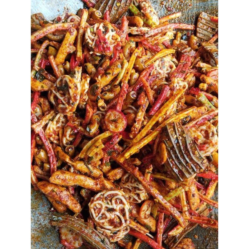 

seblak viral campur mix 1 kg pedas daun jeruk Cemilan Snack