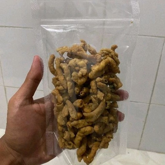 

Keripik Usus Ayam Original Gurih Renyah 150 gram