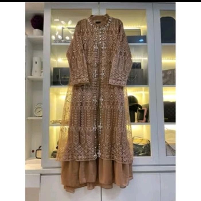 GAMIS ANDARI / GAMIS PESTA / GAMIS MODERN / GAMIS TERBARU gamis alika design 2025 - BERGENDI, M