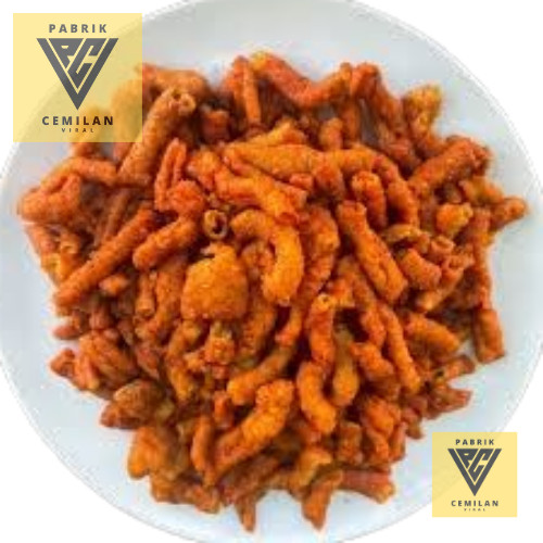 

PCV KERIPIK USUS PEDAS 1Kg Keripik Usus Crispy Usus Kering Usus Crispy Kriuk Cemilan Terlaris