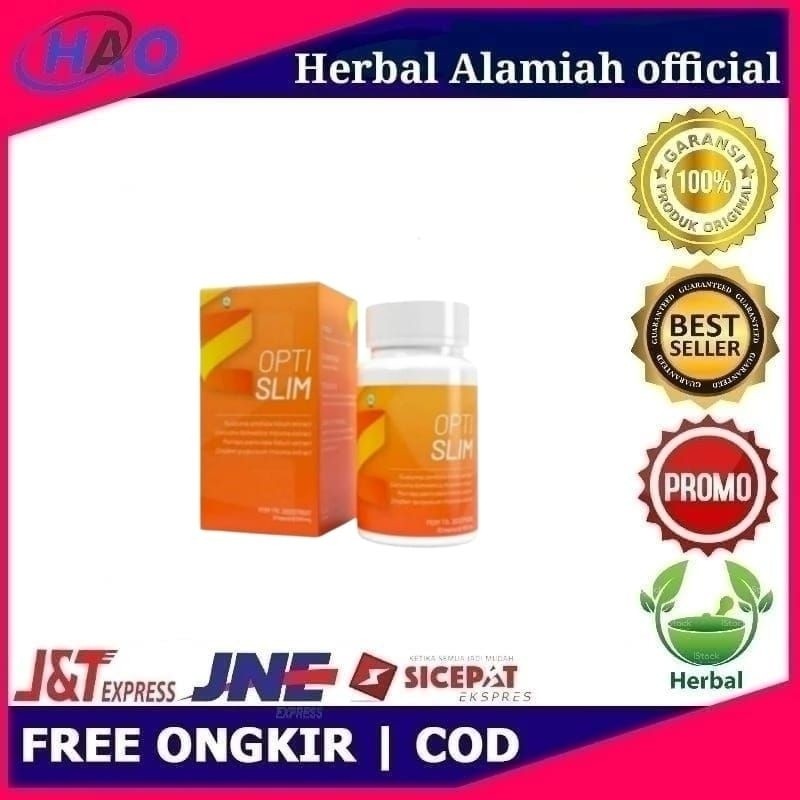 Optislim asli obat pelangsing badan herbal ampuh original
