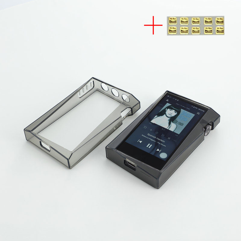 Soft Cover Crystal TPU Clear Case for iriver Astell&Kern SR35 With Front And Back Screen Protector T