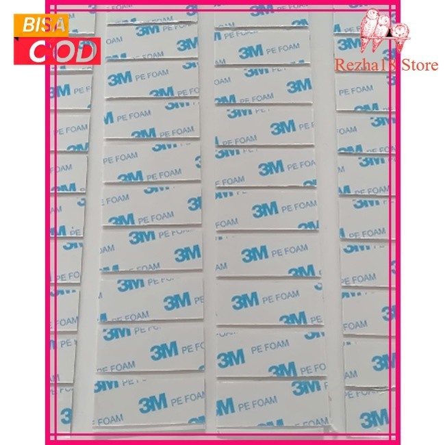 

R18 (10pcs) Foam Double tape Isolasi Busa 2 sisi Ukuran 2x5cm