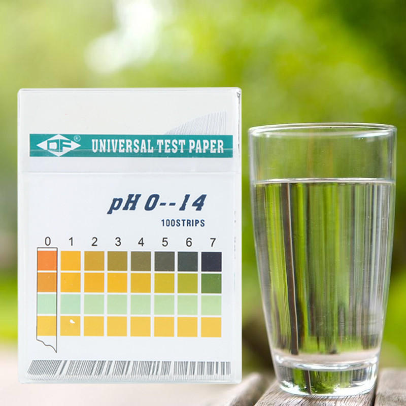 100 pcs Kertas PH Universal Lakmus 0-14 Kertas Lakmus PH Kertas lakmus