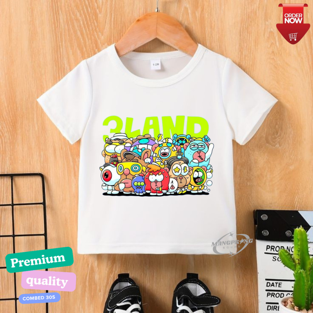109 - Kaos anak usia 1-10 tahun motif 3landers keren laki-laki dan perempuan,baju remaja pria dan wa