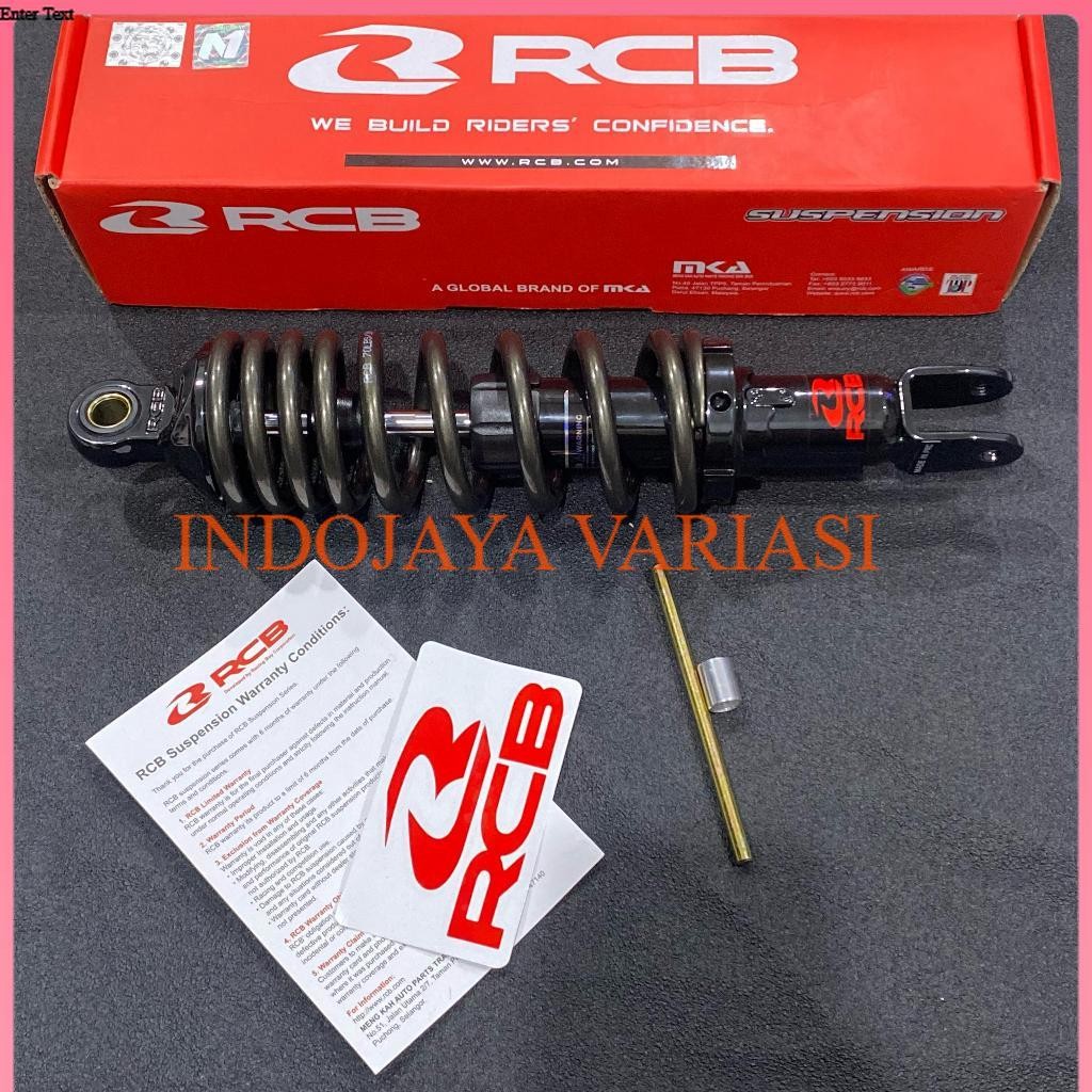 PROMO Shockbreaker original shock belakang RCB 305mm Titanium PNP mio, mio j,mio soul GT 125.xeon,fi