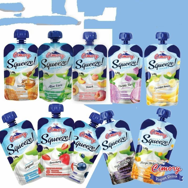 

cimory squeeze yogurt original 120 gram - ABO