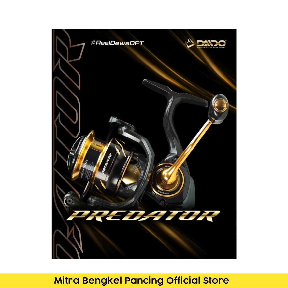 Reel Daido Predator 1000HS - 3000HS Salt Water Reel Pancing Original
