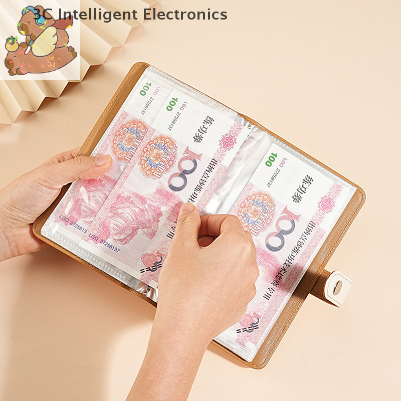 

PU Leather Envelopes Money Saving Reusable Challeng Saving Money Notebook Savings Binder Budget Savings Challenges Book
