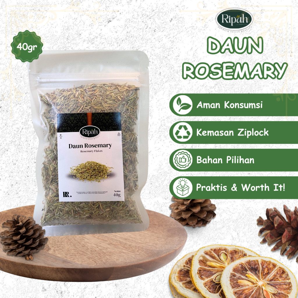 

40gr Daun Rosemary / Rosemary / Rosemary Kering / Rempah / Ripah Rempah Premium