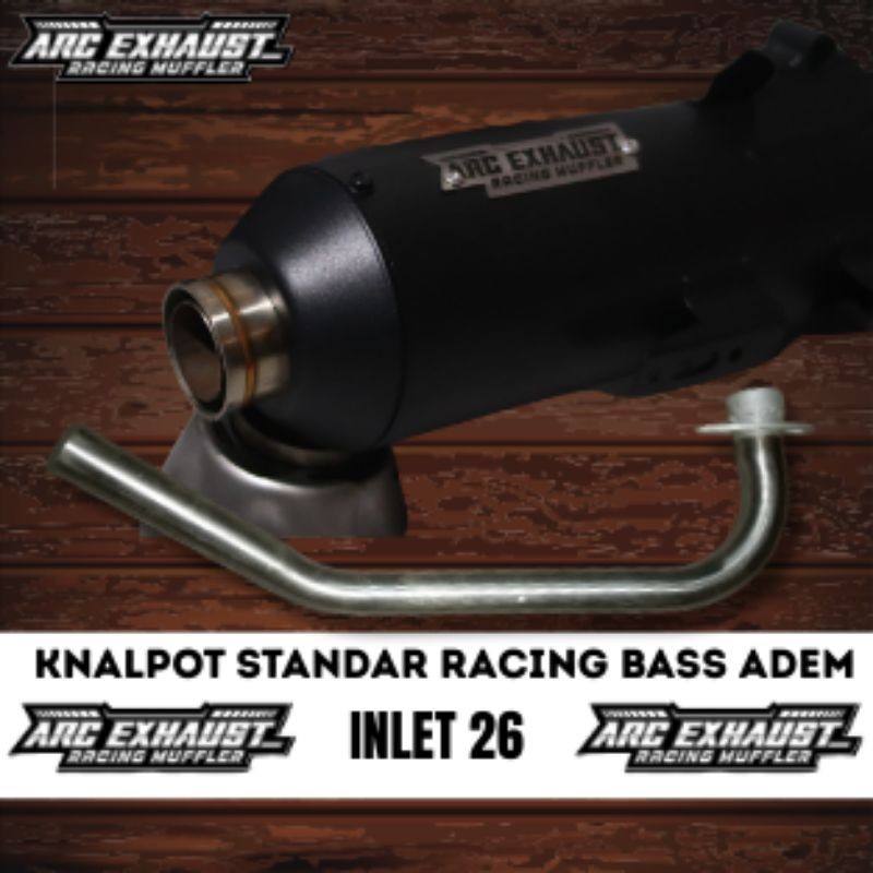 knalpot standar racing bass adem  - Vario110/Vario125/Vario160/VarioKZR